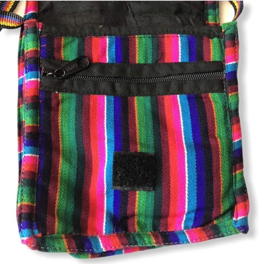 Toni Boho Gypsy Festival Rainbow Fringe Crossbody Bag - Picture 5 of 9